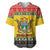 Zimbabwe Christmas Baseball Jersey Coat Of Arms Muve neKisimusi - Wonder Print Shop