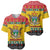 Zimbabwe Christmas Baseball Jersey Coat Of Arms Muve neKisimusi - Wonder Print Shop