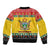 Zimbabwe Christmas Bomber Jacket Coat Of Arms Muve neKisimusi - Wonder Print Shop