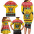 Zimbabwe Christmas Family Matching Long Sleeve Bodycon Dress and Hawaiian Shirt Coat Of Arms Muve neKisimusi - Wonder Print Shop