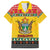 Zimbabwe Christmas Family Matching Long Sleeve Bodycon Dress and Hawaiian Shirt Coat Of Arms Muve neKisimusi - Wonder Print Shop