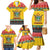 Zimbabwe Christmas Family Matching Mermaid Dress and Hawaiian Shirt Coat Of Arms Muve neKisimusi - Wonder Print Shop