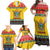 Zimbabwe Christmas Family Matching Off Shoulder Maxi Dress and Hawaiian Shirt Coat Of Arms Muve neKisimusi - Wonder Print Shop