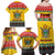 Zimbabwe Christmas Family Matching Off Shoulder Maxi Dress and Hawaiian Shirt Coat Of Arms Muve neKisimusi - Wonder Print Shop