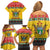 Zimbabwe Christmas Family Matching Off Shoulder Short Dress and Hawaiian Shirt Coat Of Arms Muve neKisimusi - Wonder Print Shop