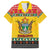 Zimbabwe Christmas Family Matching Off Shoulder Short Dress and Hawaiian Shirt Coat Of Arms Muve neKisimusi - Wonder Print Shop