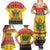 Zimbabwe Christmas Family Matching Summer Maxi Dress and Hawaiian Shirt Coat Of Arms Muve neKisimusi - Wonder Print Shop