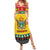 Zimbabwe Christmas Family Matching Summer Maxi Dress and Hawaiian Shirt Coat Of Arms Muve neKisimusi - Wonder Print Shop