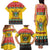 Zimbabwe Christmas Family Matching Tank Maxi Dress and Hawaiian Shirt Coat Of Arms Muve neKisimusi - Wonder Print Shop