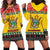 Zimbabwe Christmas Hoodie Dress Coat Of Arms Muve neKisimusi - Wonder Print Shop