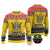 Zimbabwe Christmas Ugly Christmas Sweater Coat Of Arms Muve neKisimusi - Wonder Print Shop