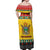 Zimbabwe Christmas Off Shoulder Maxi Dress Coat Of Arms Muve neKisimusi - Wonder Print Shop