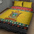 Zimbabwe Christmas Quilt Bed Set Coat Of Arms Muve neKisimusi - Wonder Print Shop