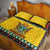 Zimbabwe Christmas Quilt Bed Set Coat Of Arms Muve neKisimusi - Wonder Print Shop