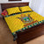 Zimbabwe Christmas Quilt Bed Set Coat Of Arms Muve neKisimusi - Wonder Print Shop