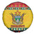 Zimbabwe Christmas Spare Tire Cover Coat Of Arms Muve neKisimusi - Wonder Print Shop