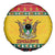 Zimbabwe Christmas Spare Tire Cover Coat Of Arms Muve neKisimusi - Wonder Print Shop