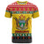 Zimbabwe Christmas T Shirt Coat Of Arms Muve neKisimusi - Wonder Print Shop