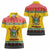 Zimbabwe Christmas Women Polo Shirt Coat Of Arms Muve neKisimusi - Wonder Print Shop