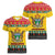 Zimbabwe Christmas Women V-Neck T-Shirt Coat Of Arms Muve neKisimusi - Wonder Print Shop