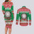 Italy Christmas Couples Matching Long Sleeve Bodycon Dress and Long Sleeve Button Shirt Coat Of Arms Buon Natale - Wonder Print Shop