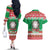 Italy Christmas Couples Matching Off The Shoulder Long Sleeve Dress and Hawaiian Shirt Coat Of Arms Buon Natale - Wonder Print Shop