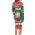 Italy Christmas Family Matching Long Sleeve Bodycon Dress and Hawaiian Shirt Coat Of Arms Buon Natale - Wonder Print Shop