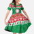 Italy Christmas Family Matching Off Shoulder Maxi Dress and Hawaiian Shirt Coat Of Arms Buon Natale - Wonder Print Shop