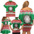 Italy Christmas Family Matching Off Shoulder Short Dress and Hawaiian Shirt Coat Of Arms Buon Natale - Wonder Print Shop