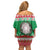 Italy Christmas Family Matching Off Shoulder Short Dress and Hawaiian Shirt Coat Of Arms Buon Natale - Wonder Print Shop