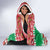 Italy Christmas Hooded Blanket Coat Of Arms Buon Natale