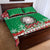 Italy Christmas Quilt Bed Set Coat Of Arms Buon Natale - Wonder Print Shop