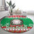 Italy Christmas Round Carpet Coat Of Arms Buon Natale