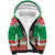 Italy Christmas Sherpa Hoodie Coat Of Arms Buon Natale