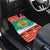 Bulgaria Christmas Car Mats Coat Of Arms Vesela Koleda - Wonder Print Shop