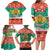 Bulgaria Christmas Family Matching Long Sleeve Bodycon Dress and Hawaiian Shirt Coat Of Arms Vesela Koleda - Wonder Print Shop