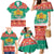 Bulgaria Christmas Family Matching Mermaid Dress and Hawaiian Shirt Coat Of Arms Vesela Koleda - Wonder Print Shop