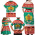 Bulgaria Christmas Family Matching Off Shoulder Maxi Dress and Hawaiian Shirt Coat Of Arms Vesela Koleda - Wonder Print Shop