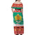 Bulgaria Christmas Family Matching Off Shoulder Maxi Dress and Hawaiian Shirt Coat Of Arms Vesela Koleda - Wonder Print Shop