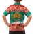 Bulgaria Christmas Family Matching Off Shoulder Short Dress and Hawaiian Shirt Coat Of Arms Vesela Koleda - Wonder Print Shop