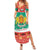 Bulgaria Christmas Family Matching Summer Maxi Dress and Hawaiian Shirt Coat Of Arms Vesela Koleda - Wonder Print Shop