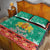 Bulgaria Christmas Quilt Bed Set Coat Of Arms Vesela Koleda - Wonder Print Shop