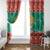 Bulgaria Christmas Window Curtain Coat Of Arms Vesela Koleda - Wonder Print Shop