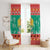 Bulgaria Christmas Window Curtain Coat Of Arms Vesela Koleda - Wonder Print Shop