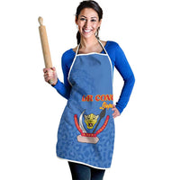 DR Congo Football Apron Go Champions Leopards - Blue - Wonder Print Shop