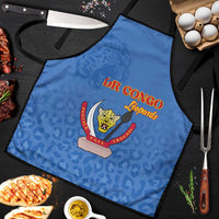 DR Congo Football Apron Go Champions Leopards - Blue - Wonder Print Shop