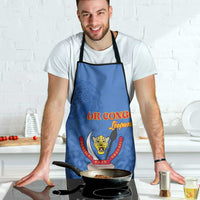DR Congo Football Apron Go Champions Leopards - Blue - Wonder Print Shop