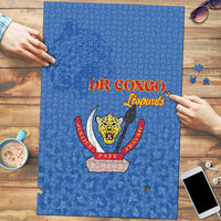 DR Congo Football Puzzle Go Champions Leopards - Blue - Wonder Print Shop