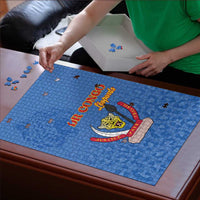 DR Congo Football Puzzle Go Champions Leopards - Blue - Wonder Print Shop