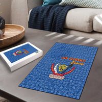 DR Congo Football Puzzle Go Champions Leopards - Blue - Wonder Print Shop
